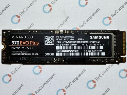 Ssd samsung 970 - evo, 500go