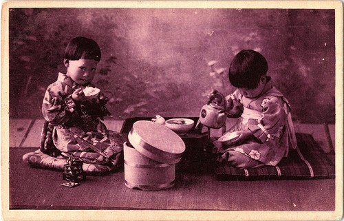Japonais enfants kimono thé - japonais,