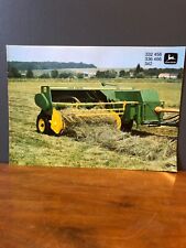 Brochure Commerciale Ramasseuse-presse 332 John Deere 
