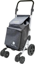 Chariot de courses TROLL Gris 6 ROUES 90X44X17,5 cm Capacité 30kg Étanche 