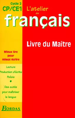 Atelier français cp et - atelier,