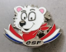 Insigne Broche Médaille de Ski ESF "OURSON" Brevet Niveau test enfant 