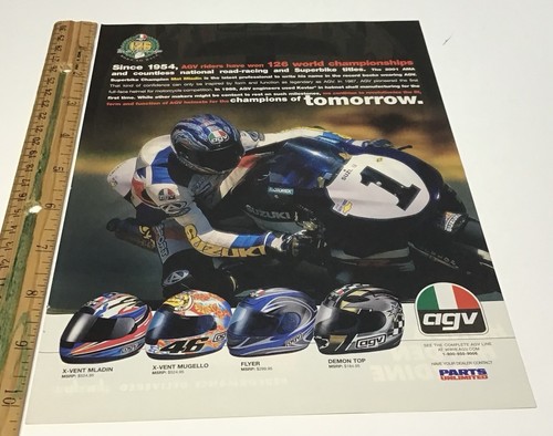 Agv motorcycle helmet worn - agv, by