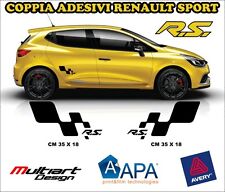 KIT 2 ADHÉSIFS autocollant POUR CLIO RS TROPHY, RENAULT SPORT CLIO MEGANE TWINGO