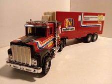 Gozan SP Peterbilt semi remorque TV Mobile Unit NBC National Broadcasting 1/18