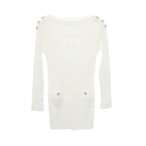 Robe côtelée boutonnée