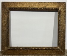 Cadre ancien anglais en chêne brut 6P 6F Vue:41x31cm Entier: 55x45cm