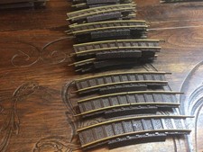 HO-JOUEF Ref/628-3 RAILS COURBES BALLAST 1ere génération vers 1955/1959