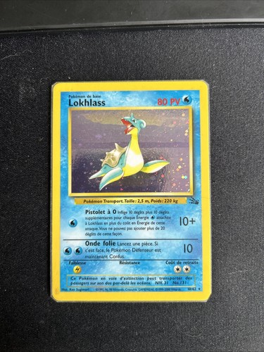 Carte pokemon lokhlass fossile - carte,