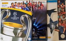 PANINI FOOTBALL UEFA CHAMPIONS LEAGUE -3 ALBUMS INCOMPLETS 2012 / 2013 / 2014.
