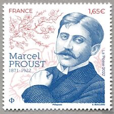 france 2022 100th marcel PROUST 1874 1922 writer madeleine Hawthorns 1v mnh