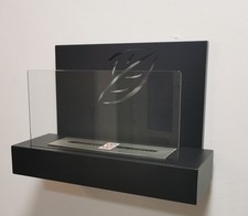 Cheminée À Bioéthanol Maya Noir Brûleur De 1,3 L GMR