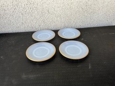 Lot de 4 soucoupes vintage en