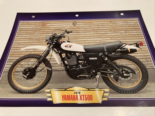 Yamaha xt500 1978 - xt500, 500