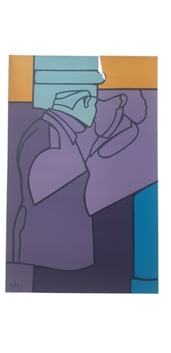 Valerio adami the kissing - valerio,