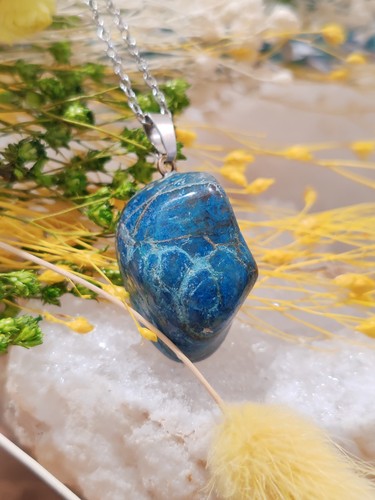 Pendentif chrysocolle - pendentif, en