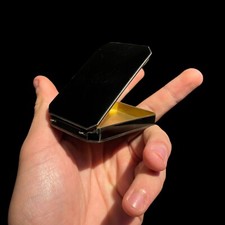 Rate Boite En Argent Massif Vermeil & Email Noir Laqué & Luxe 