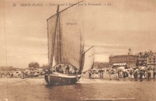 Plage Berck - Voilier Avant Le Départ Pour La Promenade