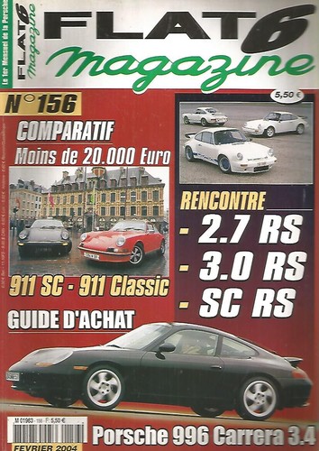 Flat mag 156 porsche 911 - mag.,