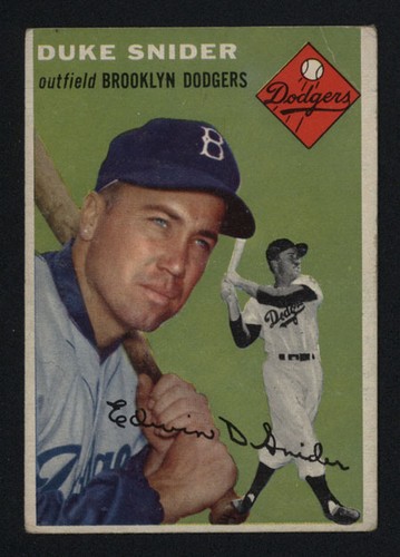 1954 topps duke snider - ~,
