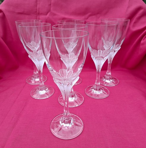 Lot verres vin cristal - à,