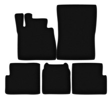 Tapis de sol en velours noir pour Mercedes G W463 Long année 2008-2018 set 5 pcs