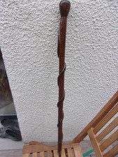 Militaire ANS 20 canne soldat  décor serpent, GRAVEE CAMPAGNE DE LA RHUR 1926