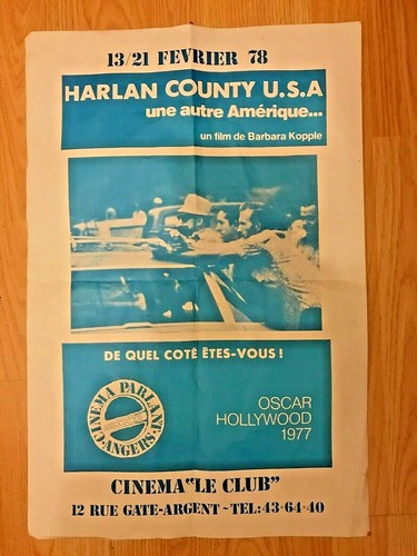 Harlan county affiche - ,