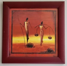 Tableau africain avec - africain,