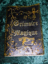 GRIMOIRE LIVRE DES OMBRES FAIT MAIN ESOTERISME MAGIE couverture noire