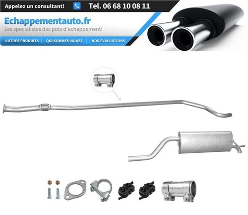 échappement kit fiat punto - kit,