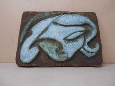 Sculpture terre cuite carreau