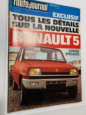 L'AUTO-JOURNAL du 16/12/1971; La nouvel Renault 5/ Peugeot 204/ Range Rover