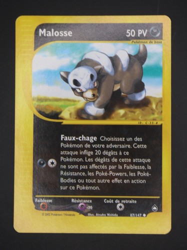 Carte pokemon 147 - 87-147, malosse