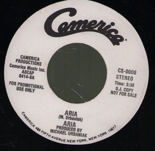 Aria promo vinyle - aria,