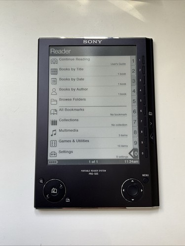 Sony prs 505 navy blue - sony, 6"