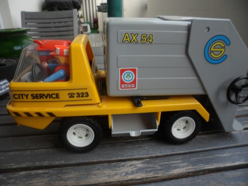 Camion poubelle playmobil - poubelle,