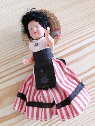 Poupée celluloïd petitcollin - celluloïd,