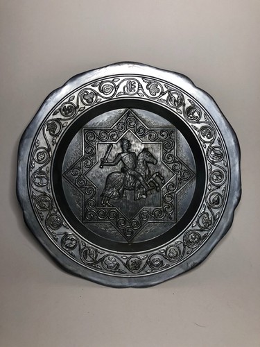 Assiette décorative étain - assiette, en
