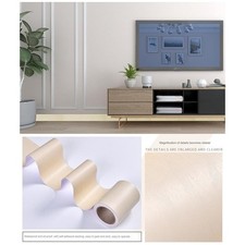 Ensemble d'autocollants plinthe texture bois multicolore application lisse