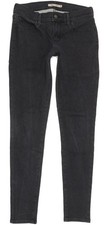 Levi's 710 Super  Femme Noir Skinny Slim Stretch Jeans W28 L29 (93861)