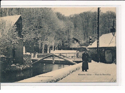 Gisors hiver pont - :, l'hiver,