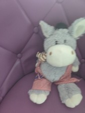 doudou Peluche Ane Gris Ile De
