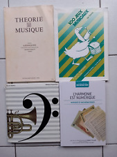 lot de 4 livres sur la musique