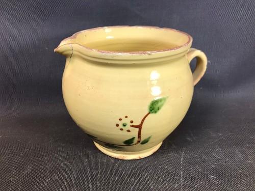 Ancien pot lait - à, ou