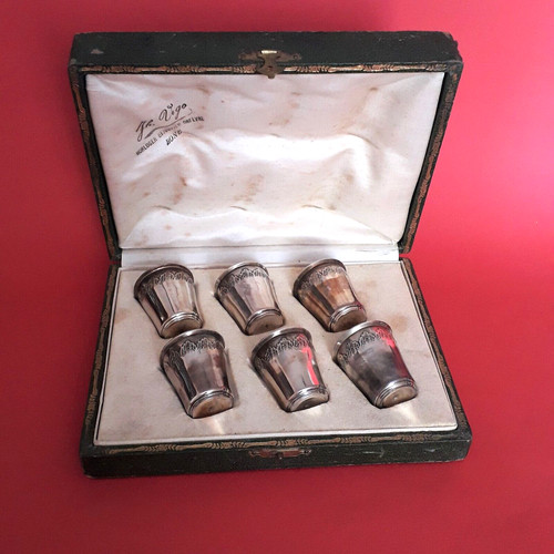 Coffret anciens gobelets à - coffret,