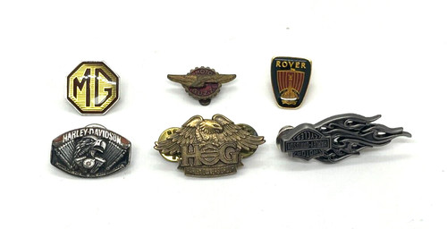 Assorted vehicle pins - assorted, harley