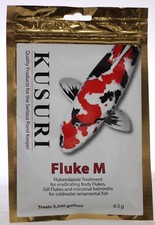 KUSURI FLUKE-M 65g. Gill Et Peau Fluke Traitement Koi. 5% Flubendazole