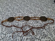 Ceinture HELENA SOREL Fantaisie en métal et imitation pierre NEUVE jamais portée