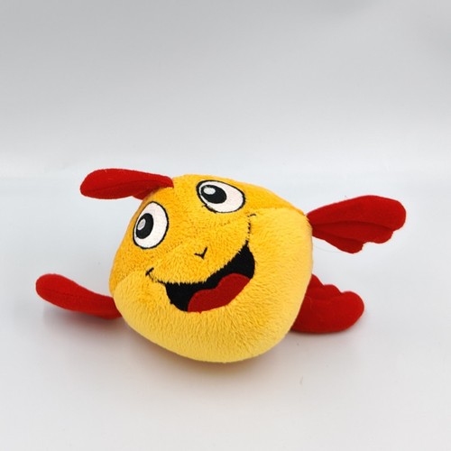 Doudou poisson orange rouge